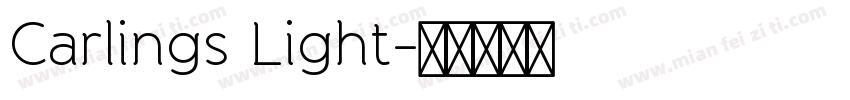 Carlings Light字体转换